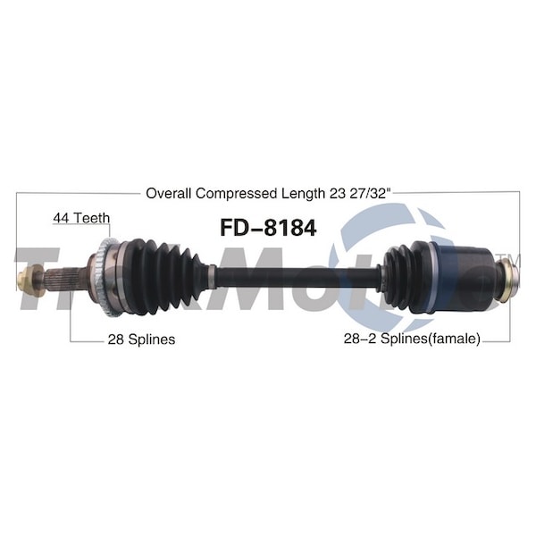 Surtrack Axle Cv Axle Shaft, Fd-8184 FD-8184 - main